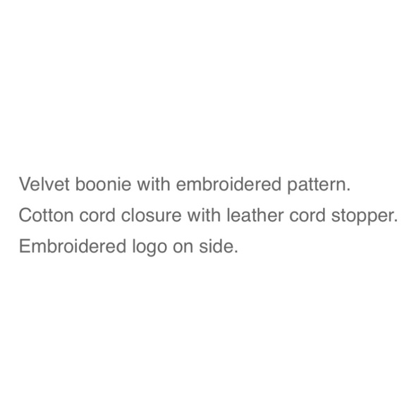 Supreme Authentic Velvet Boonie is hat cord strap NEW w/proof of purchase. - Picture 6 of 15